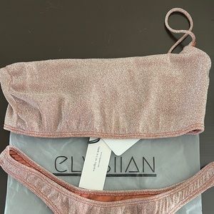 Elysiian Bronze Malibu Bikini Top - Large